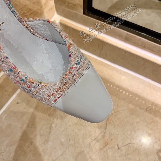 Chanel女鞋 香奈兒時尚經典涼鞋 Chanel中跟涼鞋  naq1089